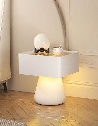 Bartosz Bedside Table With Storage & Light Strip