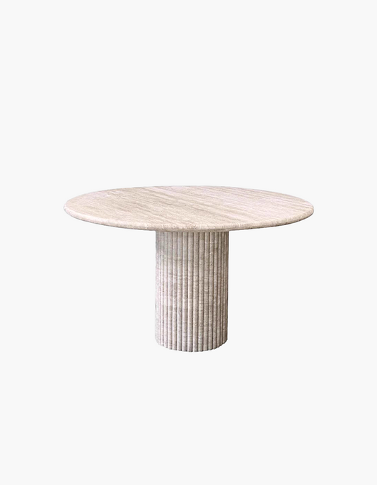 Callista Round Dining Table, Marble