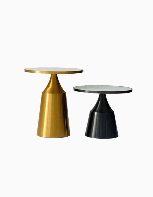 Modern Coffee Table Set, Gold & Black｜ DC Concept