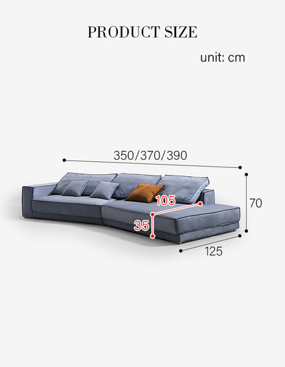 Grover Three Seater Sofa, Suedue-DC Concept-DC Concept