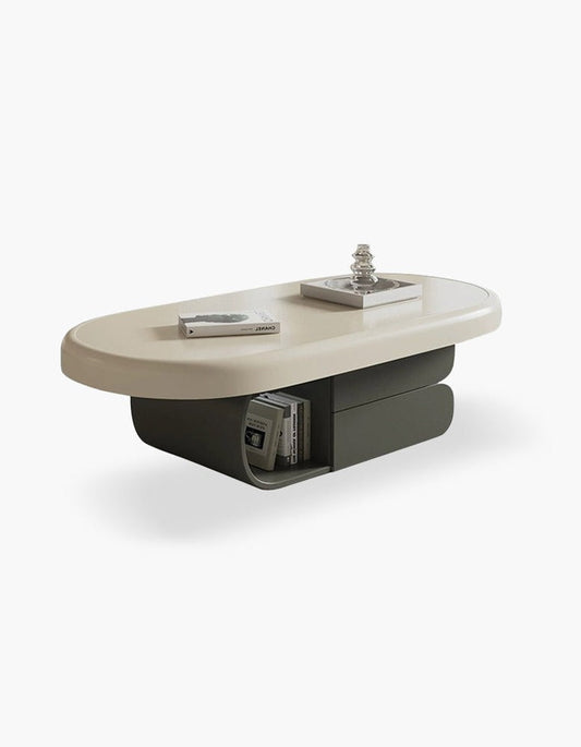 Freda Coffee Table, Milky White｜ DC Concept