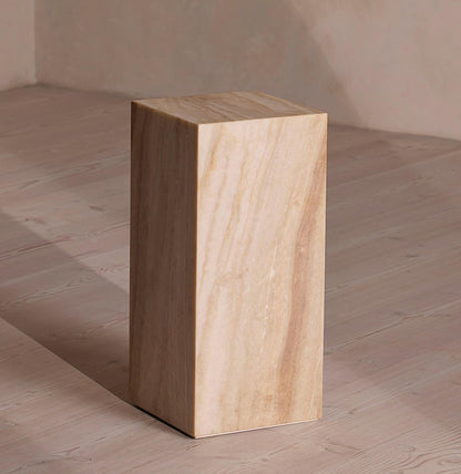 Vega Plinth/Side Table, Marble
