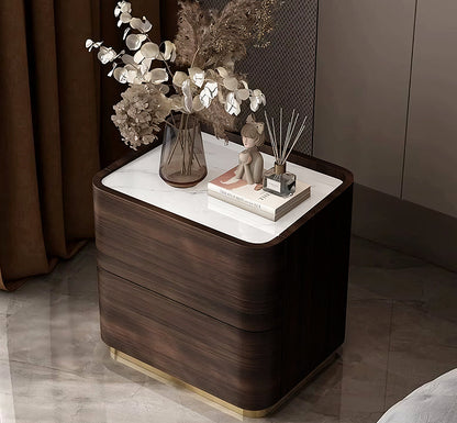 Harding Dressing Table With Mirror, Sintered Stone