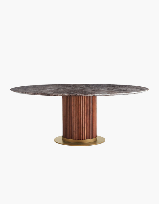 Darcy Oval Dining Table, Marble