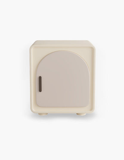 Sunset Serenade Bedside Table, White｜ DC Concept