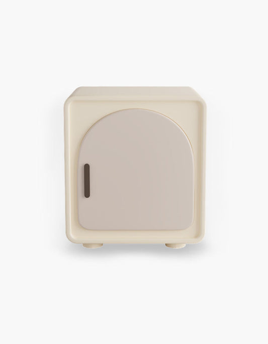 Sunset Serenade Bedside Table, White｜ DC Concept