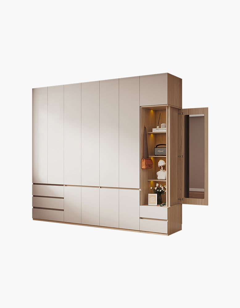 Tiwari Small Wardrobe, 2 Double Wardrobe With Dressing Table, More Size