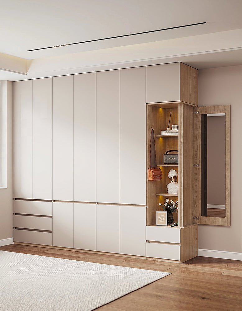 Tiwari Small Wardrobe, 2 Double Wardrobe With Dressing Table, More Size