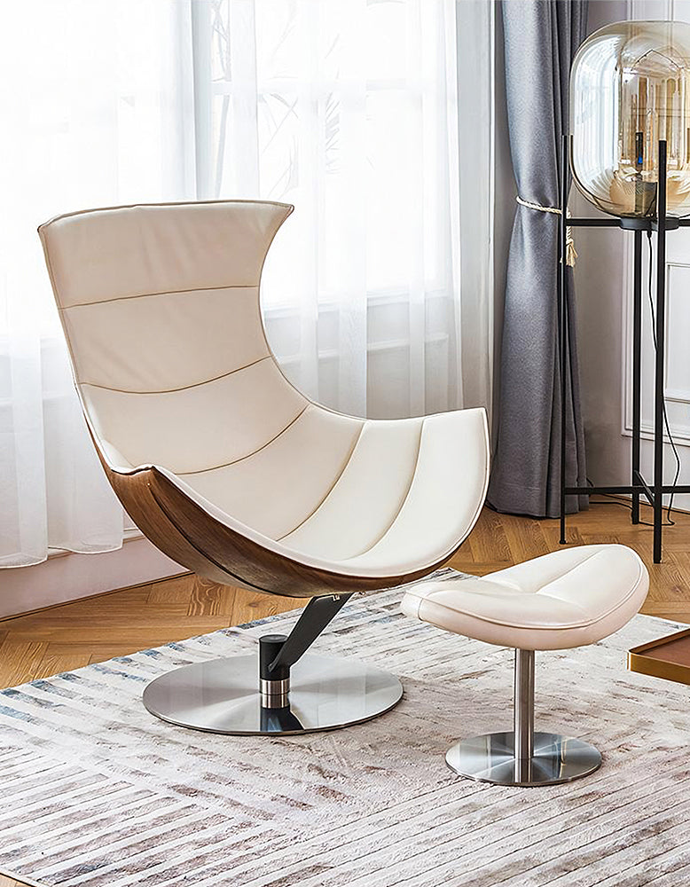 Lobster Lounge Chair, White