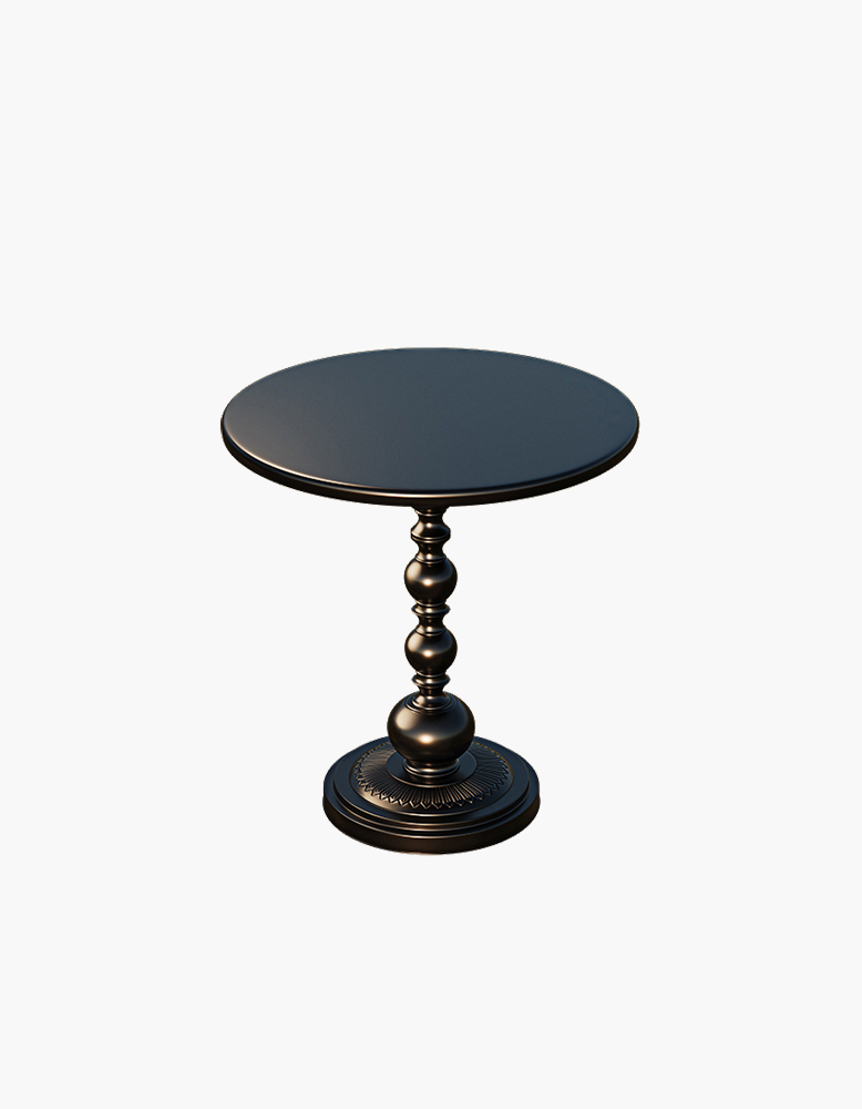 Percival Small Round Side Table, Black or White-DC Concept-DC Concept