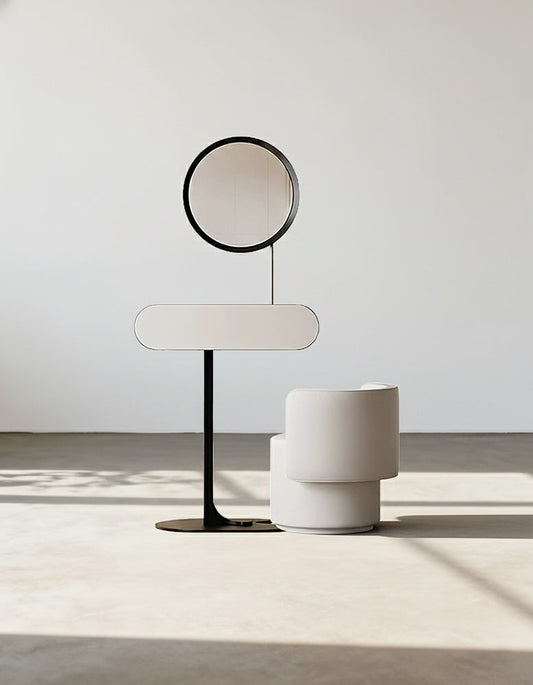 Fisher Small Dressing Table With Mirror, Slimline Dressing Table-DC Concept-DC Concept