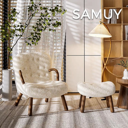 Arctander Clam Armchair Sheepskin, Long Hair｜ DC Concept