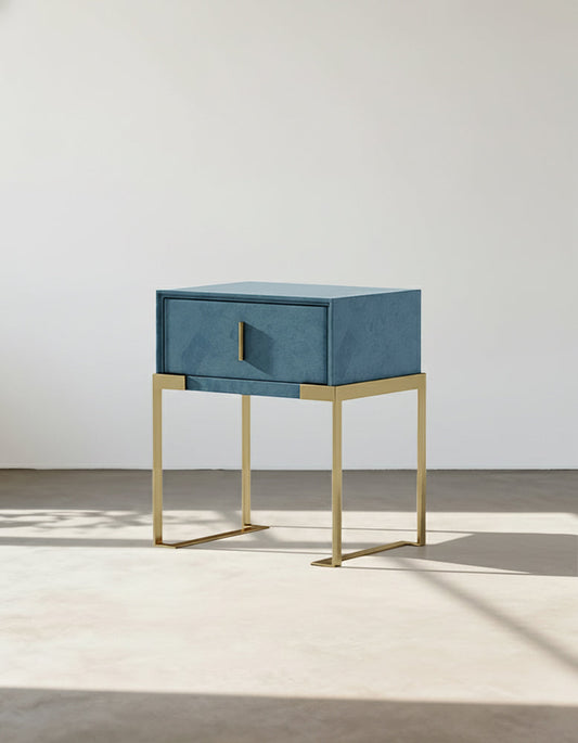 Acton Bedside Table, Velvet-DC Concept-DC Concept
