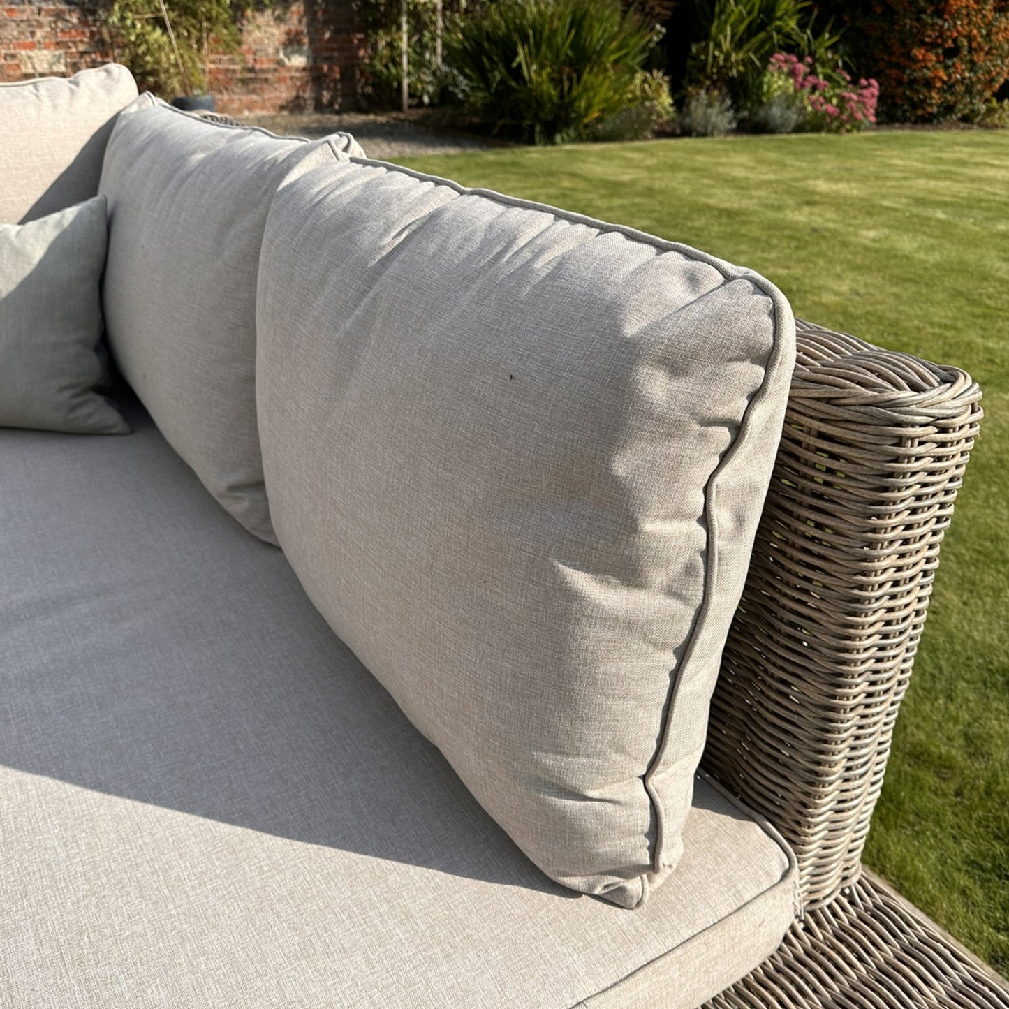 Capri Collection Outdoor Large Corner And Table Set