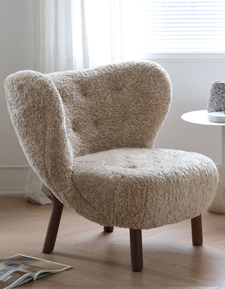Classical Little Fitz Lounge Chair, Short Hair｜ DC Concept