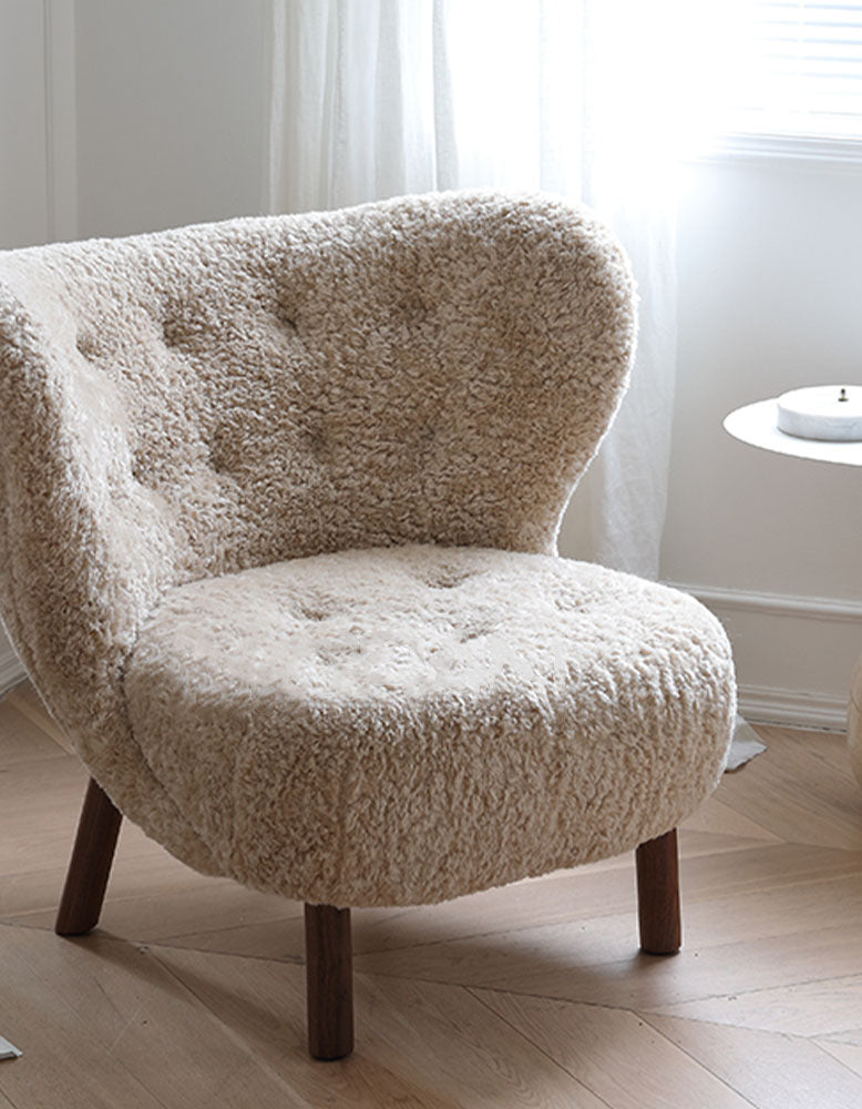 Classical Little Fitz Lounge Chair, Short Hair｜ DC Concept