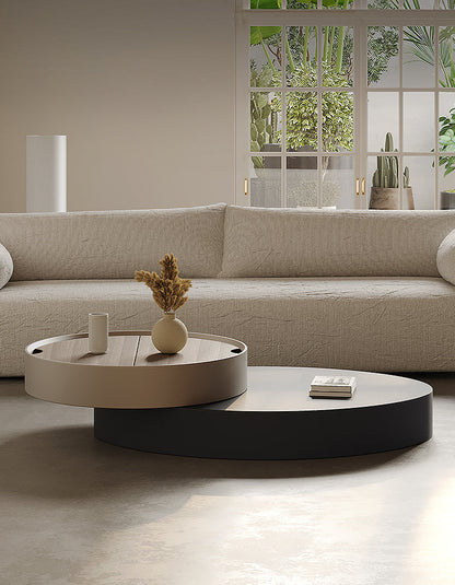 Sandoval Low Coffee Table Set With Storage, Wood