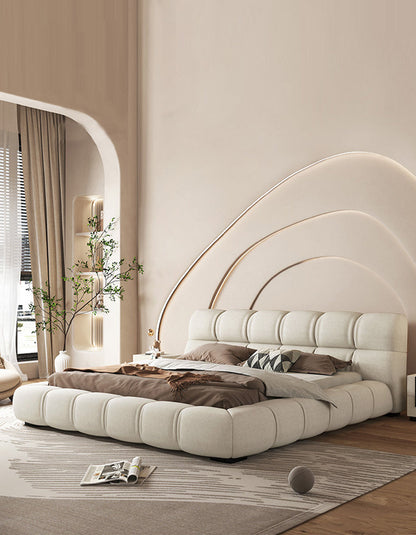 Bader King Size / Super King Size Bed, Velvet