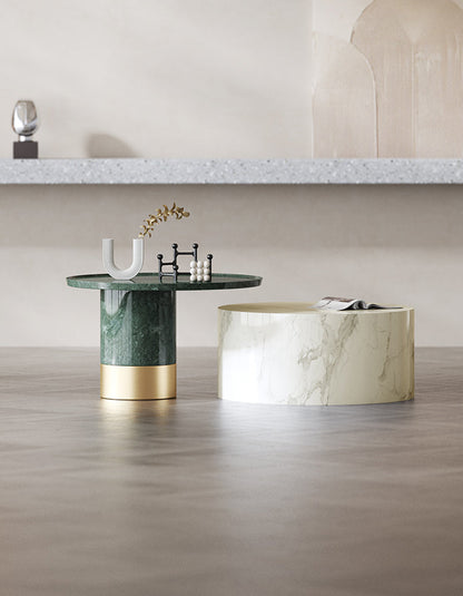 Bain Coffee Table Set, Marble