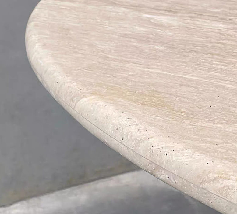 Callista Round Dining Table, Marble