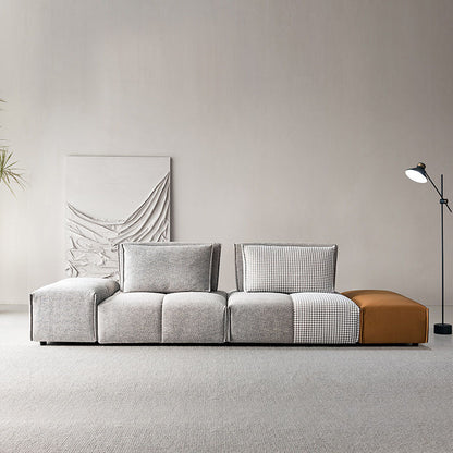 L-Shaped Sectional Two Seater/ Three Seater Sofa, Linen-DC Concept-DC Concept