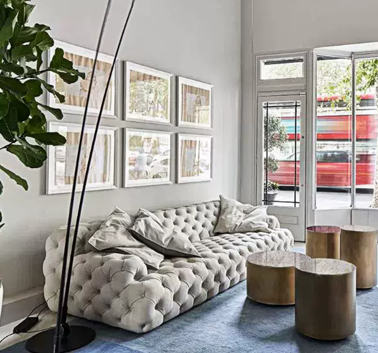 Emrys Chesterfield Corner Three Seater Sofa-DC Concept-DC Concept