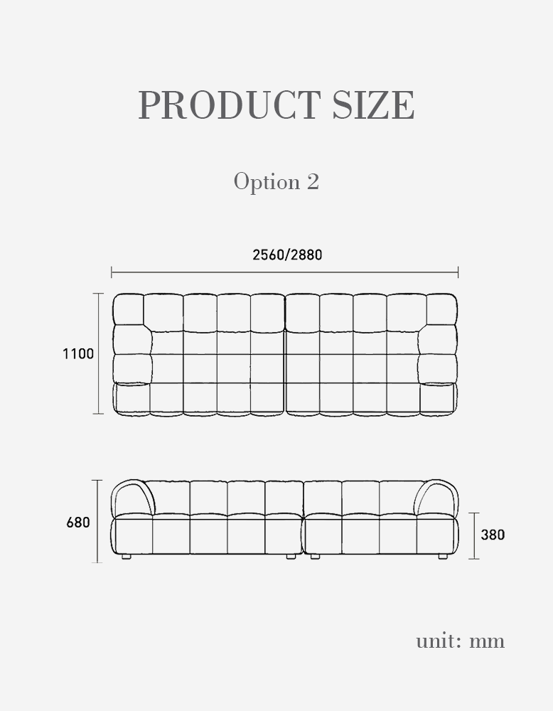 Dashiell Three / Four Seater Sofa, Blue-DC Concept-DC Concept