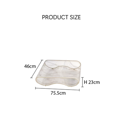 Curved Sunbathing Bed, Aluminium (Clearance)