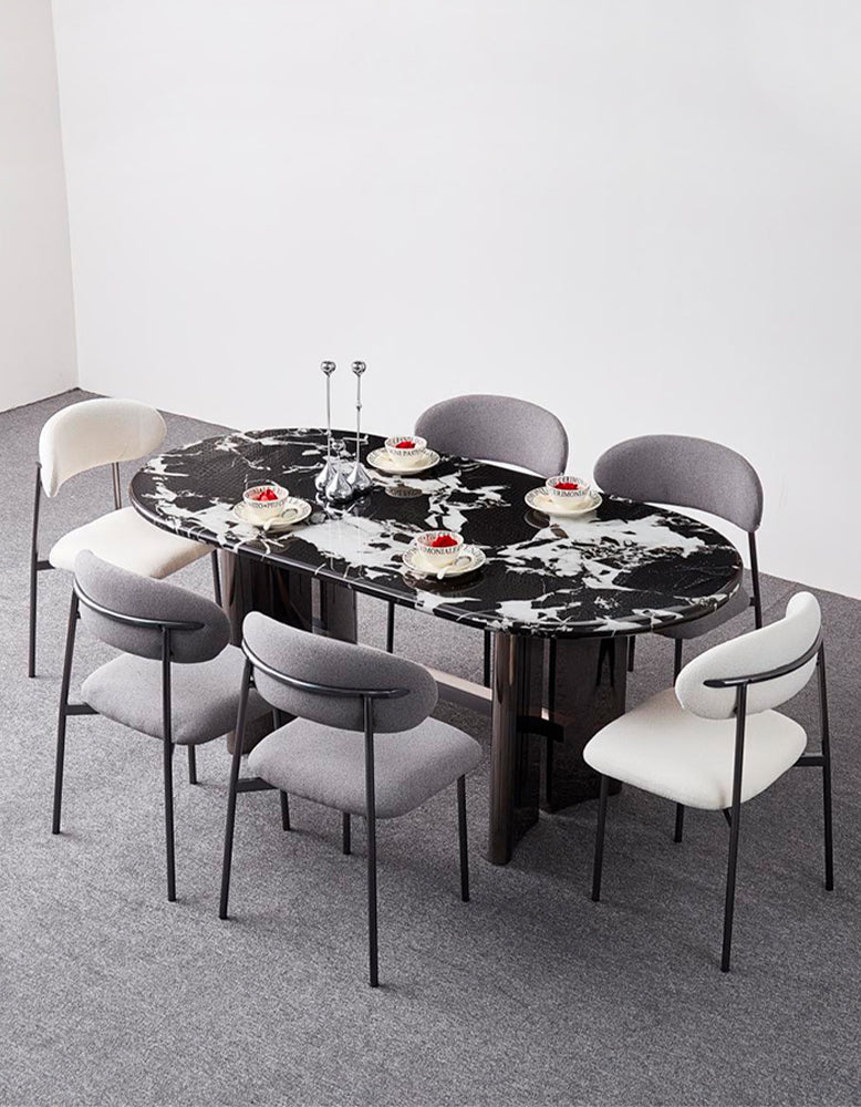 Meroy Dining Table, Marble
