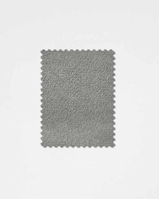 Ash Grey-02 Velvet Fabric Swatch