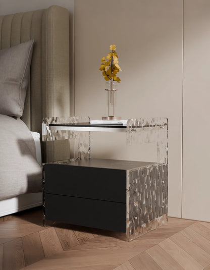 Arora Bedside Table With Spacious Storage