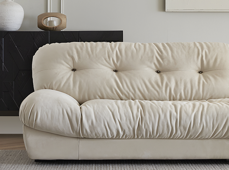 Italian Style Three Seater Sofa and Ottoman-DC Concept-DC Concept