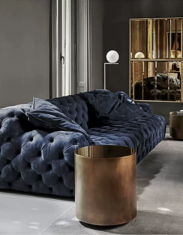 Emrys Chesterfield Corner Three Seater Sofa-DC Concept-DC Concept