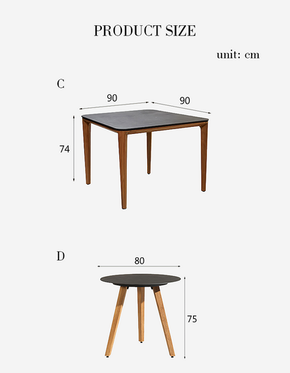 Aisulu 6 Seater Outdoor Dining Set
