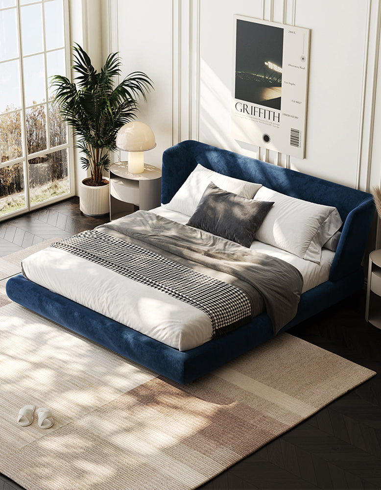 Baffin Super King Size Bed, Velvet