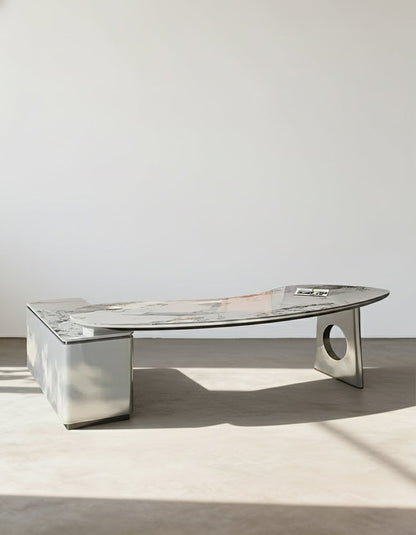 Coelho Corner Office Desk With Storage, Sintered Stone-DC Concept-DC Concept