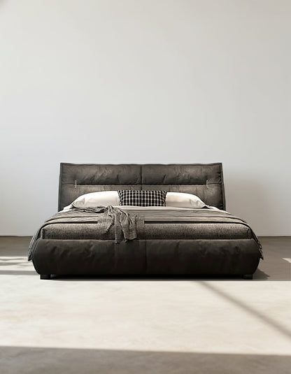 Raj King Size, Super King Size Bed With Storage, Dark Grey-DC Concept-DC Concept