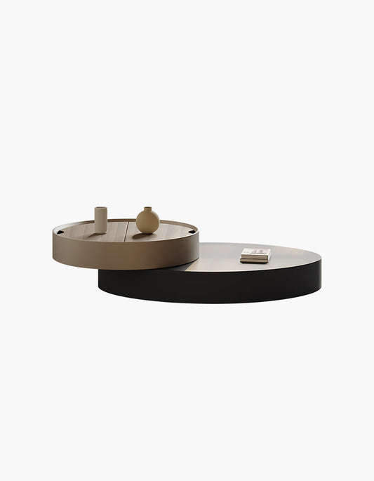 Sandoval Low Coffee Table Set With Storage, Wood