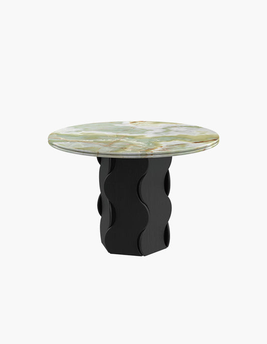 Quintero Dining Table Round, Marble Or Travertine