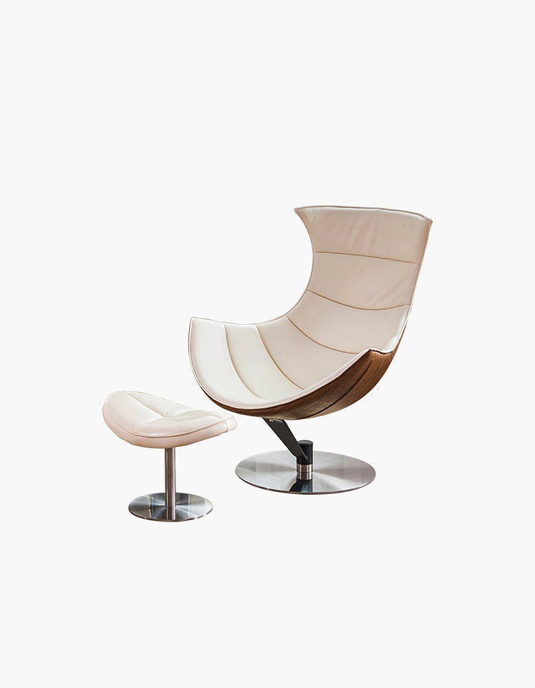 Lobster Lounge Chair, White