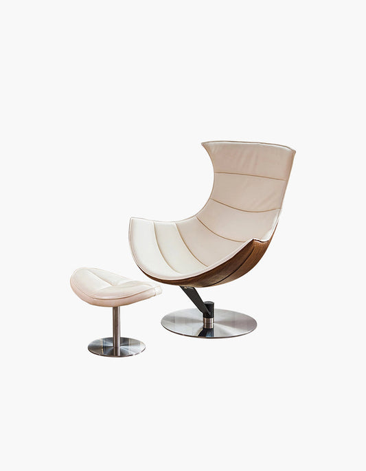 Lobster Lounge Chair, White
