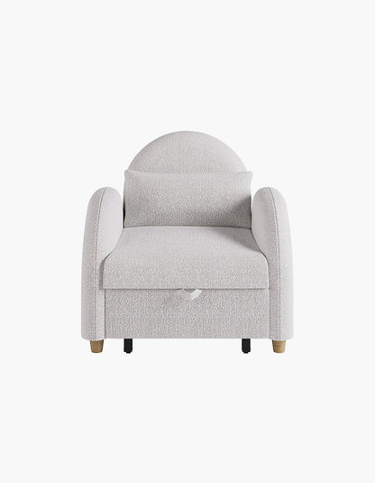 Goh Single Sofa Bed, Armchair Sofa Bed, Boucle