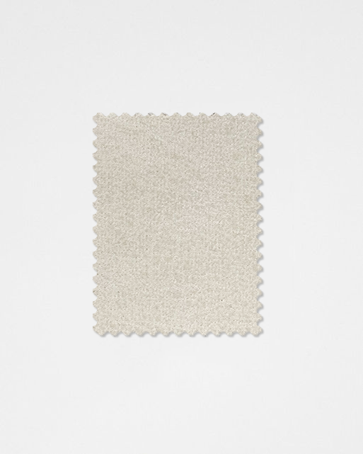 Ivory White-03 Leathaire Fabric Swatch