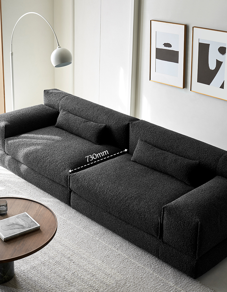 Eliana Two Seater / Three Seater Sofa, Black Or White-DC Concept-DC Concept