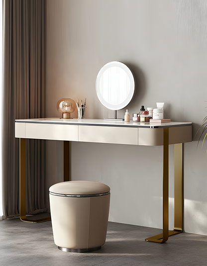 Hamlin Dressing Table With Mirror, Sintered Stone-DC Concept-DC Concept