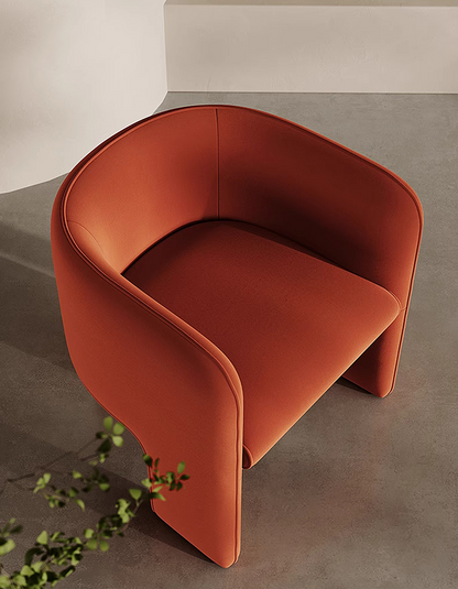 Woodsen Lobby Lounge Chair, Red
