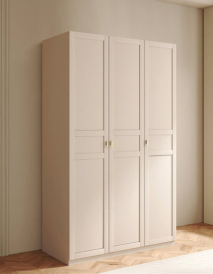 Andersson Tall Wooden Wardrobe, Cream