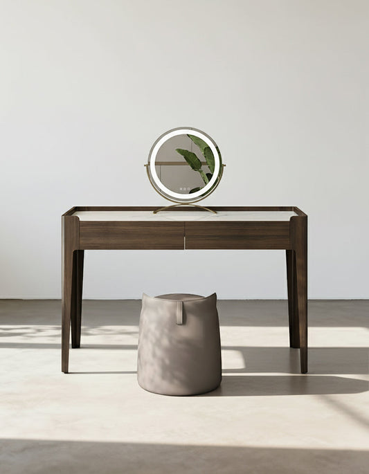 Hatcher Dressing Table With Mirror, Sintered Stone-DC Concept-DC Concept