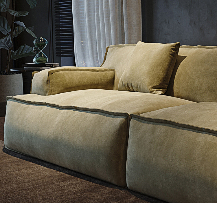 Zephyrine Bean Bag Modular Sofa, Two Seater Sofa-DC Concept-DC Concept