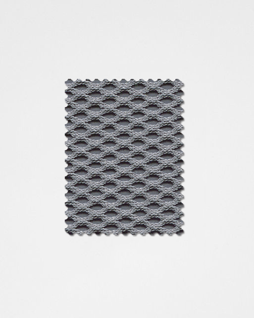 Medium Grey-04 | 3D Solid Knitted Cotton Swatch